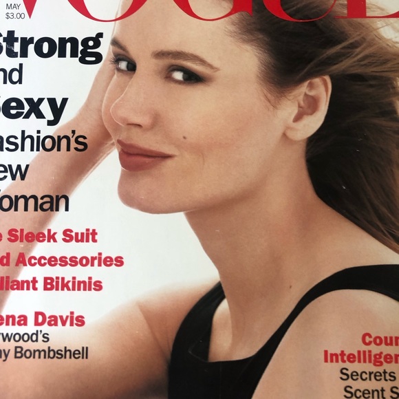 Vogue MAY 1994 GEENA DAVIS COVER - Picture 6 of 14